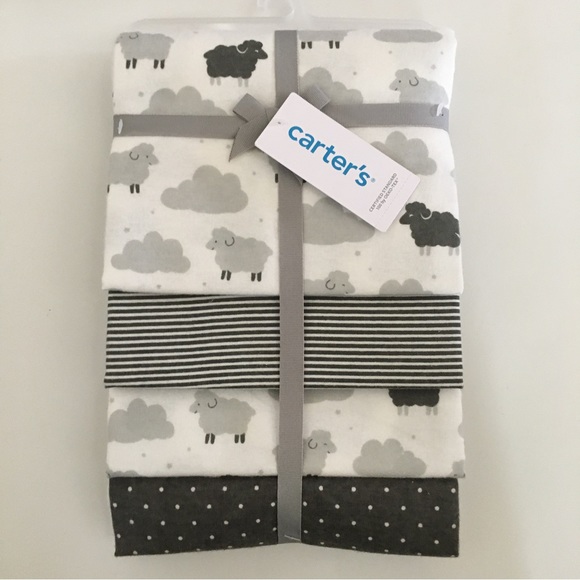 NEW Carter’s Baby Receiving Blankets for Newborn (0-3M) Polka Dot Neutral Colors - Picture 4 of 5